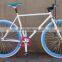 700C FIXIE BIKE/ WHITE FIXED GEAR BIKE