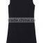 Drop Shipping Black Plain Modern Girls Yoga Gym Tank Tops