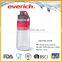 750ml Everich Wholesale Tritan Plastic Water Bottle with TPR sleeve and Key Ring Lid