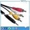 factory wholesale 3.5mm jack audio cable bulk av cable d-terminal av cable