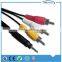 factory wholesale 3.5mm jack audio cable bulk av cable d-terminal av cable