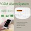 work with 30 wireless alarm system powerful APP control support SMS alert LCD screen