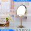 Professional Golden Brass Round Decorative Smart Magnifying Mirror