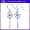 Best Seller ! Wholesale Fashion .925 Sterling Silver Red Real Ruby Earrings