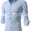 men's long sleeve cotton plaids shirt, non iron dress shirt