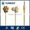 custom earphone with 3D PVC ear buds