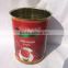 2016 High quality and best price canned tomato paste with100% natrual tomatoes