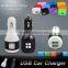 Dual USB power port car chargers multi port usb chargers