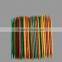 300pcs different colored wooden toothpicks