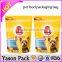 Yason pet carry bag pet shrink hair care sleeve bopp/pet packaging for snacks