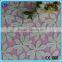 Top quality nylon net mesh Cotton embroidery fancy flower embroidery fabric