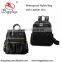 Alibaba china bags high quality waterproof backpack with leather trim cheap nylon travel bag                        
                                                                                Supplier's Choice