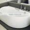 Small corner acrylic bathtub shower