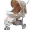Easy folding stroller with 3 EVE wheels