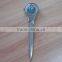 current mold metal custom printing logo business card letter opener