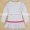 (F5168) grey 18M-6Y 2014 new arrival children frozen tops little girl long sleeve t shirt baby girls blouse design