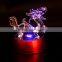 New Custom design dargon figurine make glass figurines for home decration