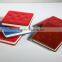 Exquisite design genuine/pu leather shape like cookie square school notebook with customer logo                        
                                                                                Supplier's Choice