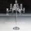 Crystal glass candlesticks for table centerpieces decorations wedding decorations
