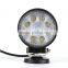 24w offroad led work light 24v led machine work light
