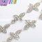Bling Bling Fashion latest Fancy Rhinestone Cup Chian For Garments,bags,shoes decorations YSC02