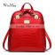 Teenage PU Leather Backpack for Girls High Quality Alligator school Bags