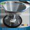 2016 New Products Silver and Golden Color Stainless Steel Pour Over Coffee Cone Dripper