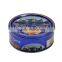 Hot sale customized round cookie tin boxes food packaging cans