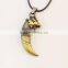 Popular PUNK Charm Wolf Tooth Pendants Necklace Gift