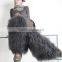 New Design Ladies High Knee Boots Fur Socks Mongolian Sheep Fur Leg Warmers