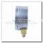 High quality 4inch bottom stainless steel millibar biogas pressure gauge