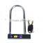 hot selling new arrivel high quality wholesale price anti-theft fashionable durable motorcycle/bicycle square U Lock 10 11 12