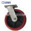 cheap caster wheel 8 inch arc pu caster wheel, rotating casters, adjustable caster wheel
