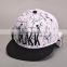 Paypal Acceptable 100% Cotton outdoors sports Snapback cap hiphop baseball trucker flower floral hat