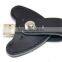 Butterfly shape swivel leather usb
