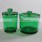 Welcome Inquiry Superior Quality Envirnomental Friendly Paint Color Glass Candle Jar With Lid