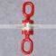 drop forged hardware universal swivel drop forged lifting hoist alloy steel/carbon steel hook with two rings
