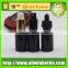 custom made black spray glass perfume bottles 10ml 30ml hot sale