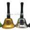 Metal hand bell with platic handle in custom color for celebration