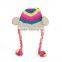 OEM custom handmade crochet knitted baby hat cute style crochet monkey