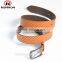 Yellow Cheap Dot Leather Belt for Men