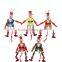 Children play wooden string toy game