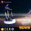 9d vr standing up simulator with 1 seat with flight simulator motion platform