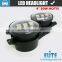 4" 4.5" led round headlight truck fog light with angle eyes color changing