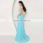 Europe New Style Fashion Sleeveless Woman Long Elegant Evening Dresses New Designs Beaded Woman Long Elegant Evening Dresses