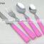 Camping Plastic Handle Stainless Steel Cutlery - KX-P049