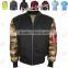 Black Military Air Force MA-1 Reversible Bomber jacket