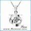 Wholesale 2016 Hot Square Pendant Sterling 925 Silver Necklace