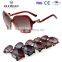High quality women fashionable sunglasses polarized lens sunglass manufacturer with 3 crystal