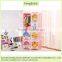 2015 hot sales high quality cartoon plastic wardrobes for children